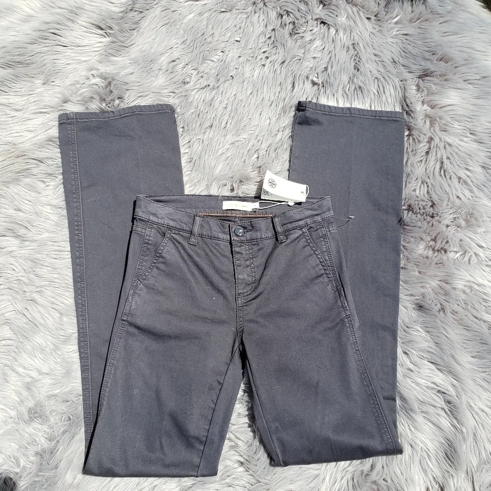 NWT Tory Burch Sabrina Flare Jeans Gray size 24